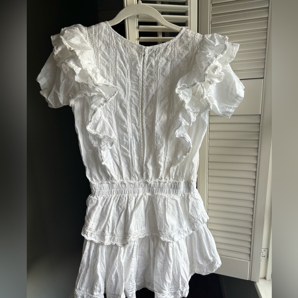 LoveShackFancy White Ruffled DRESS - Picture 2 of 6